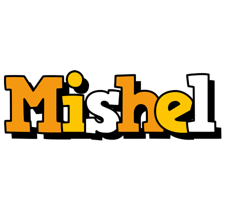 Mishel cartoon logo