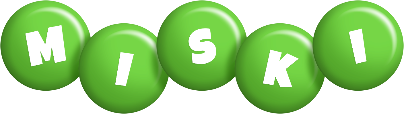 Miski candy-green logo
