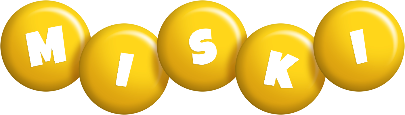 Miski candy-yellow logo
