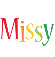 Missy birthday logo