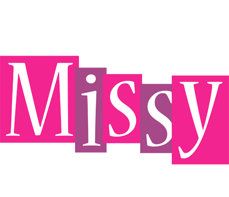Missy whine logo
