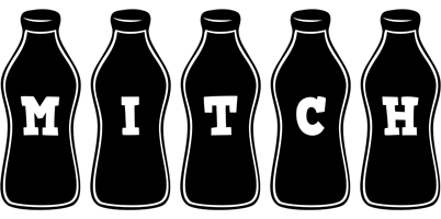 Mitch bottle logo