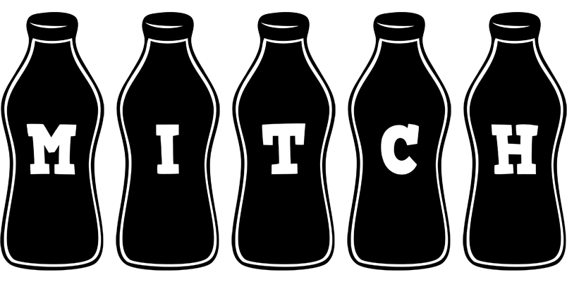 Mitch bottle logo