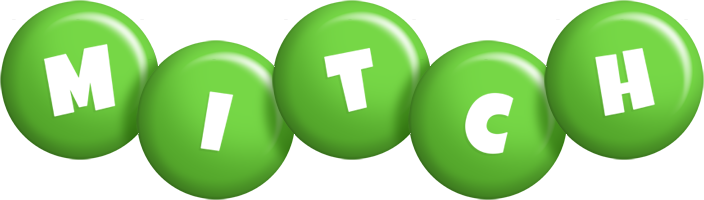 Mitch candy-green logo