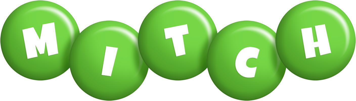Mitch candy-green logo