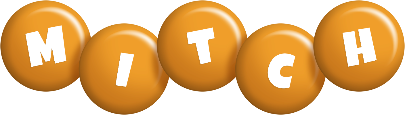 Mitch candy-orange logo