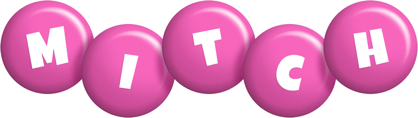 Mitch candy-pink logo