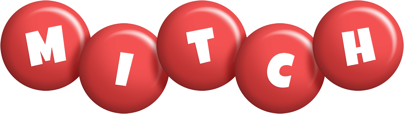 Mitch candy-red logo