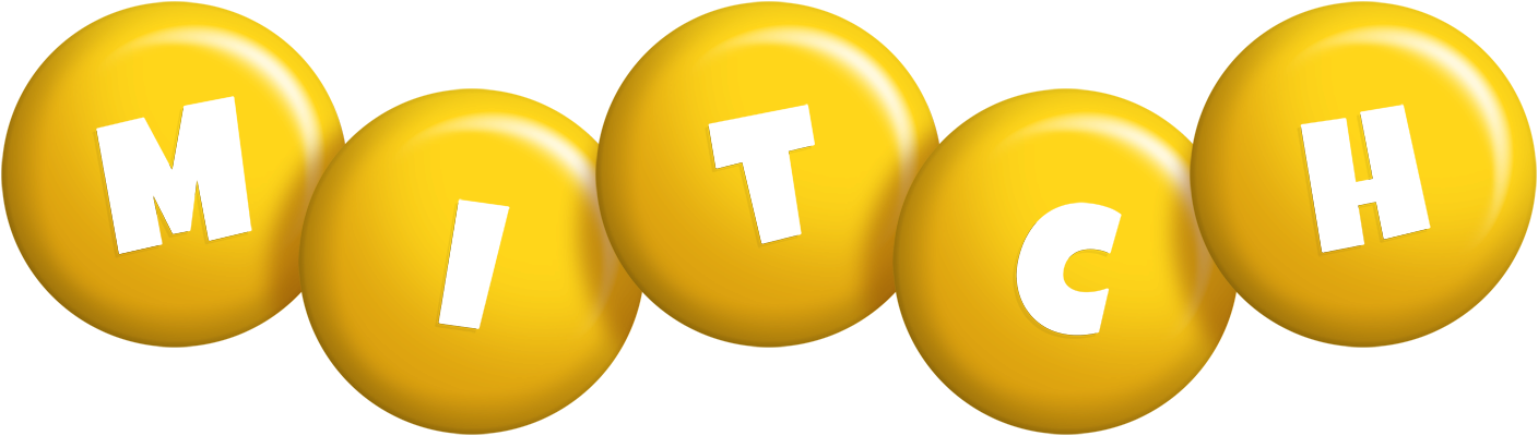 Mitch candy-yellow logo
