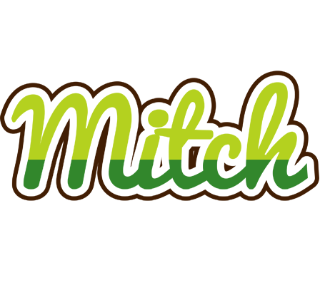 Mitch golfing logo