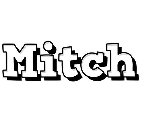 Mitch snowing logo
