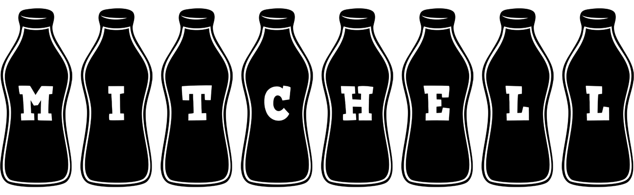Mitchell bottle logo