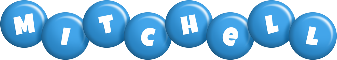 Mitchell candy-blue logo