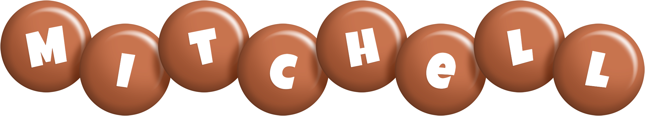 Mitchell candy-brown logo