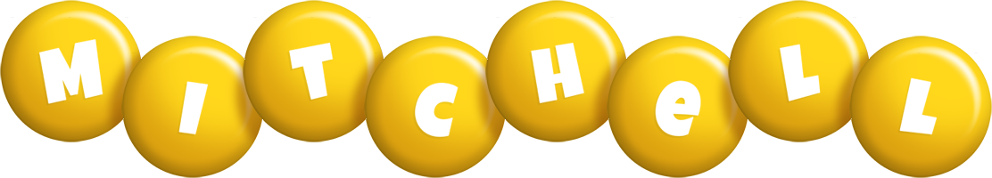 Mitchell candy-yellow logo