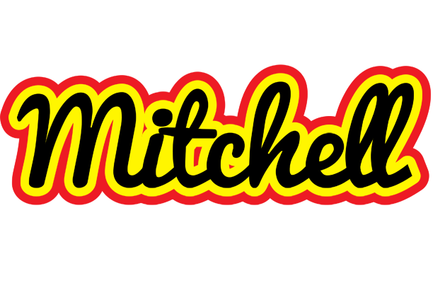 Mitchell flaming logo
