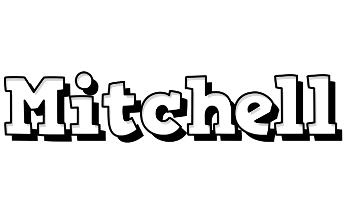 Mitchell snowing logo