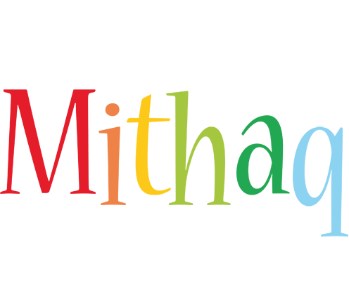 Mithaq birthday logo