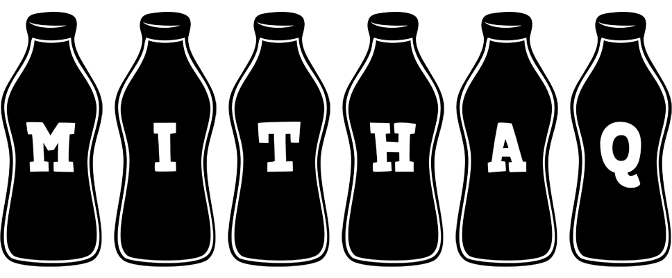 Mithaq bottle logo