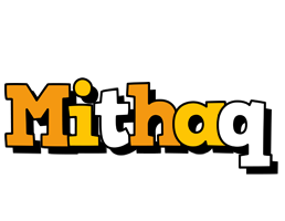 Mithaq cartoon logo