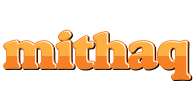Mithaq orange logo