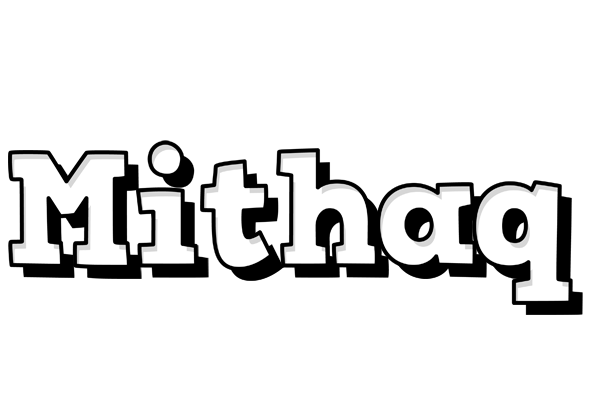 Mithaq snowing logo