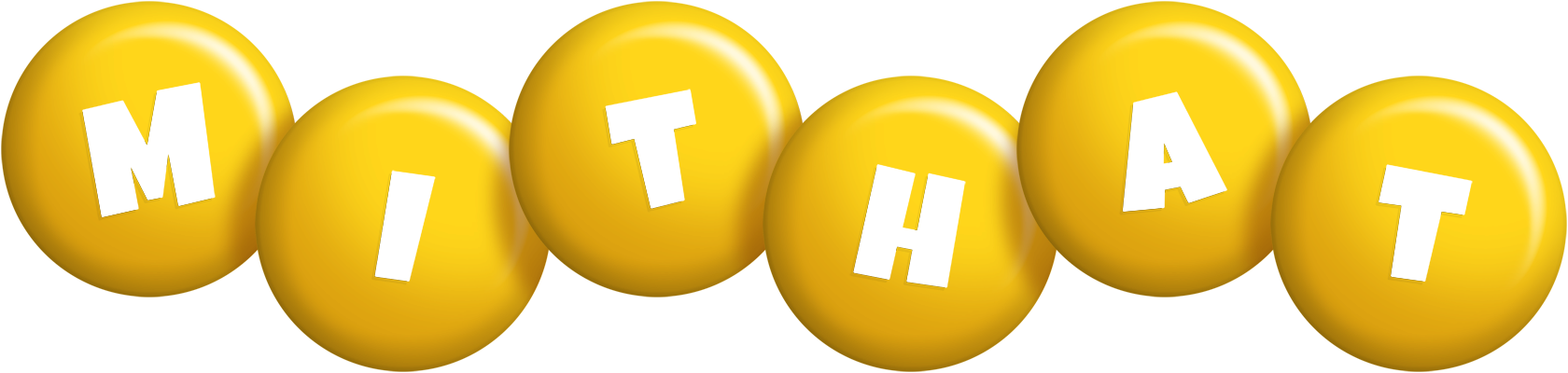 Mithat candy-yellow logo