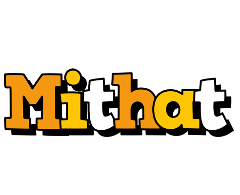 Mithat cartoon logo