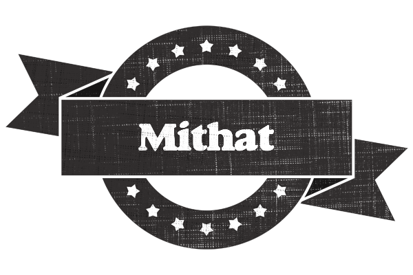 Mithat grunge logo
