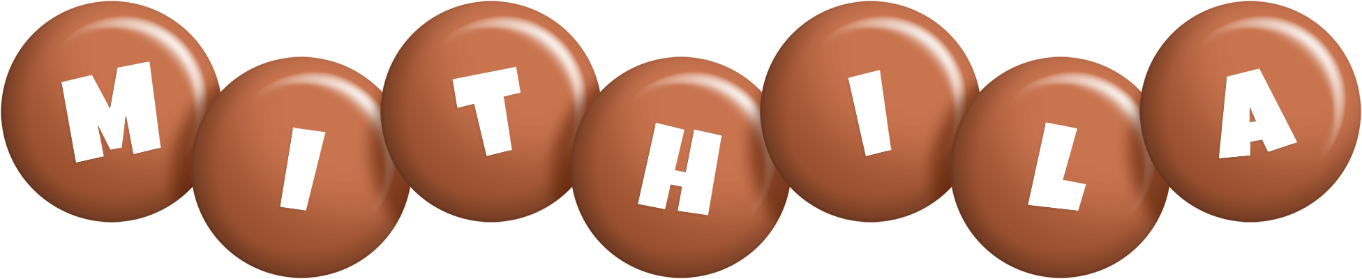 Mithila candy-brown logo