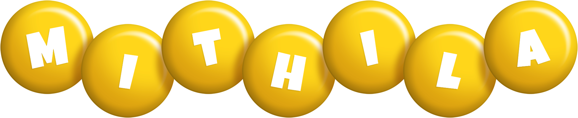 Mithila candy-yellow logo