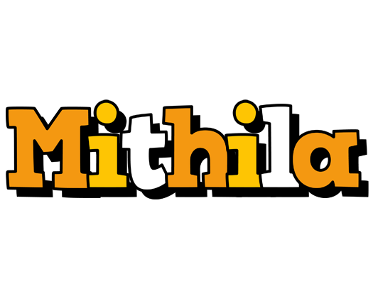 Mithila cartoon logo