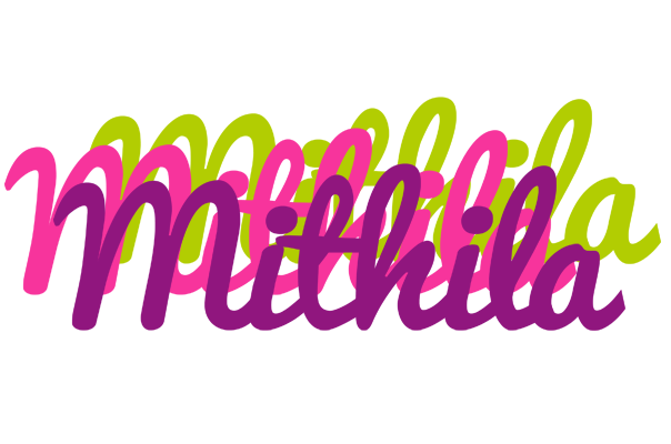 Mithila flowers logo