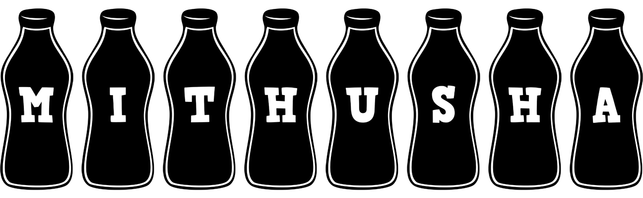 Mithusha bottle logo