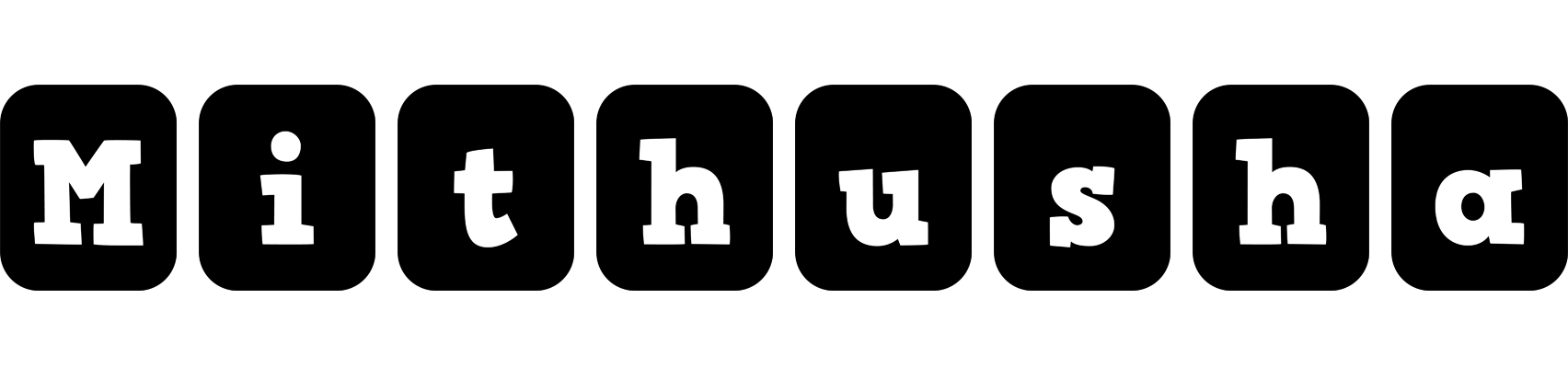 Mithusha box logo