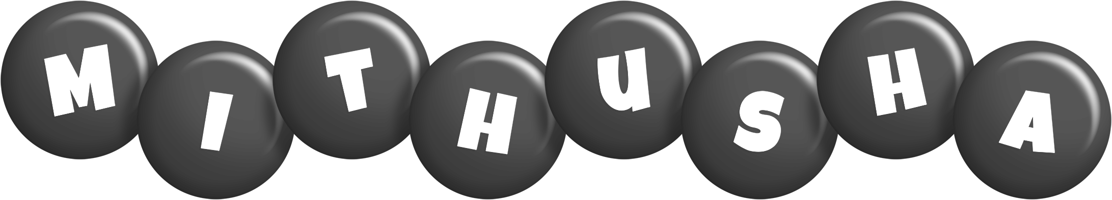 Mithusha candy-black logo