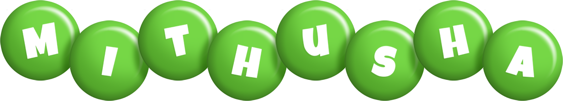 Mithusha candy-green logo