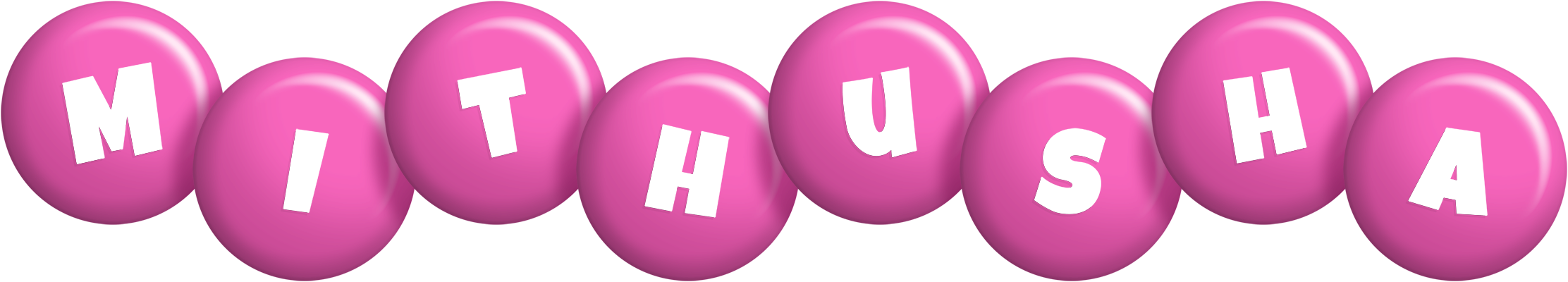 Mithusha candy-pink logo