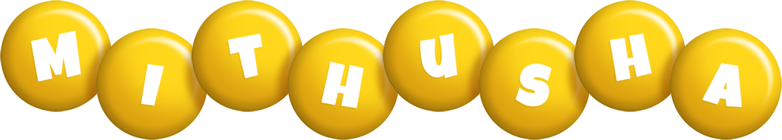 Mithusha candy-yellow logo