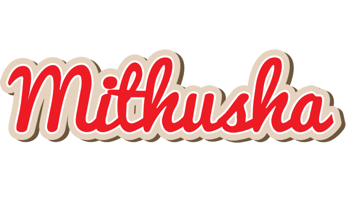 Mithusha chocolate logo