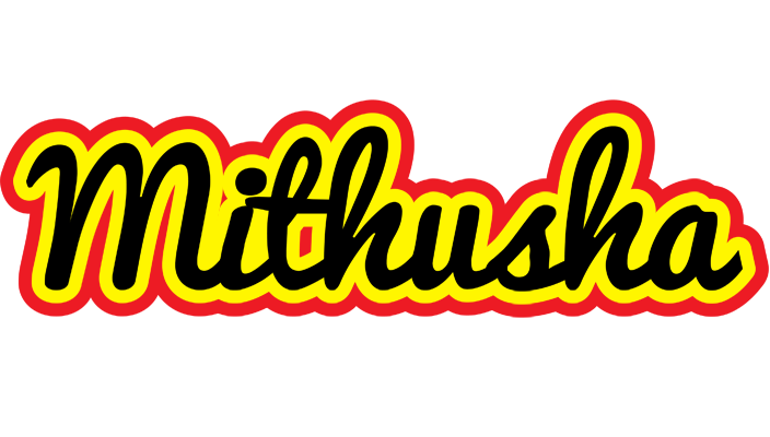 Mithusha flaming logo