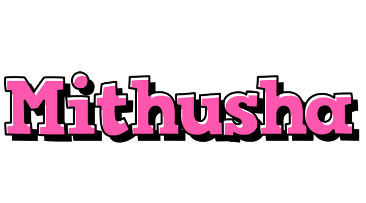 Mithusha girlish logo