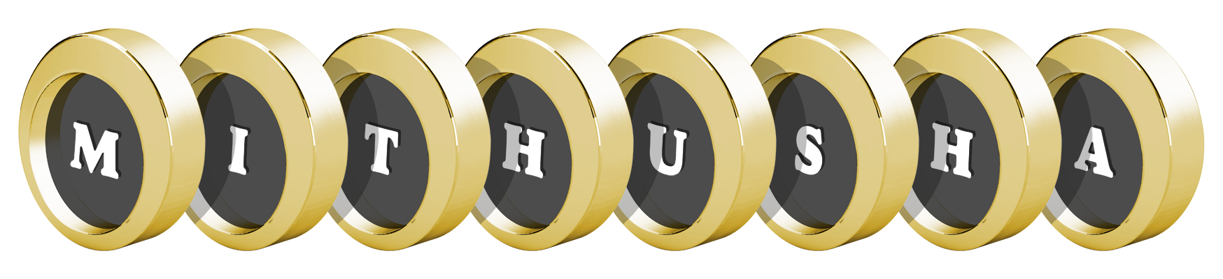 Mithusha gold logo