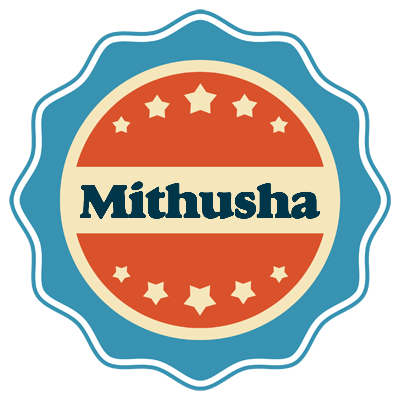 Mithusha labels logo