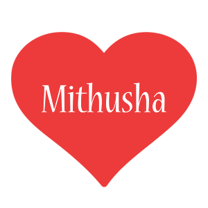 Mithusha love logo