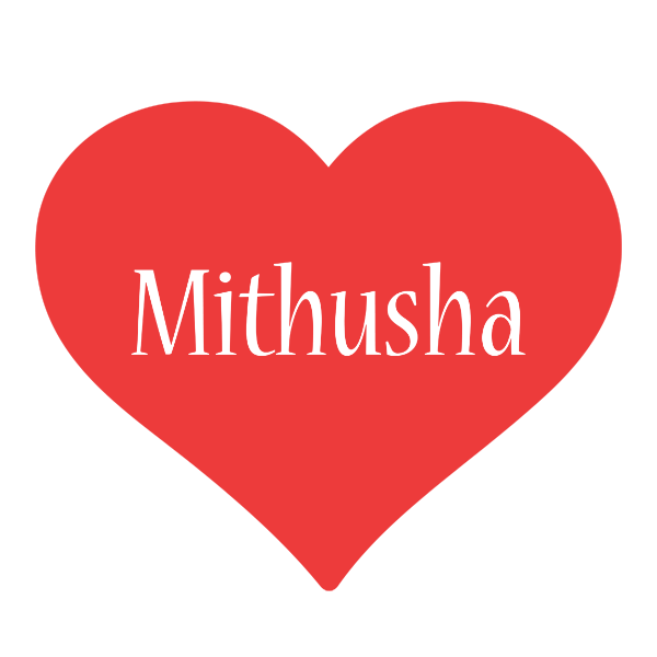 Mithusha love logo