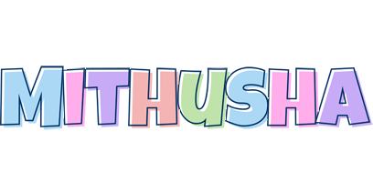 Mithusha pastel logo