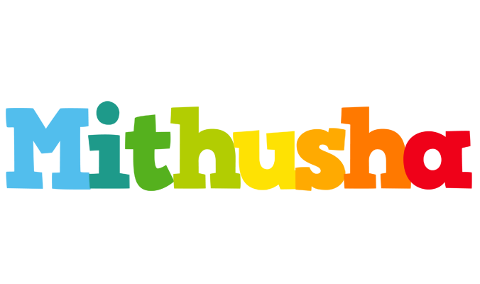 Mithusha rainbows logo