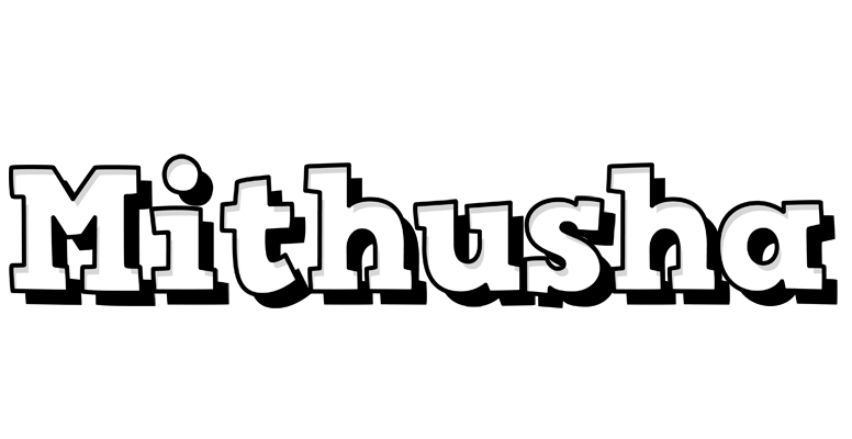 Mithusha snowing logo
