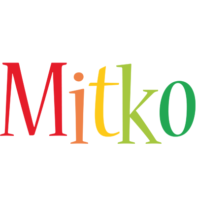 Mitko birthday logo